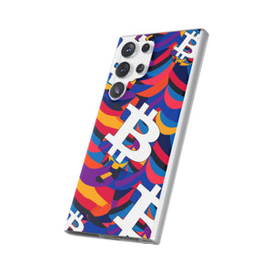 Bitcoin Abstrak Flexi Phone Cases