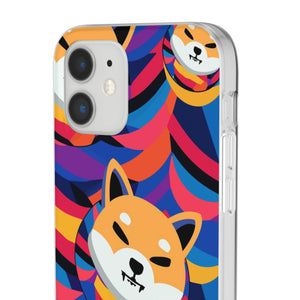 Shiba Inu Abstrak Flexi Cases