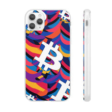 Load image into Gallery viewer, Bitcoin Abstrak Flexi Phone Cases
