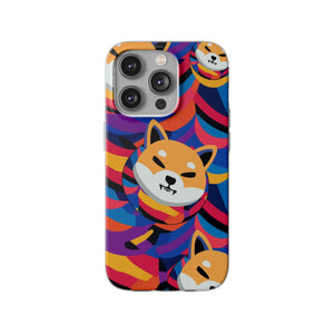 Shiba Inu Abstrak Flexi Cases