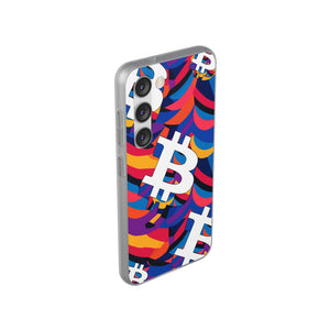 Bitcoin Abstrak Flexi Phone Cases