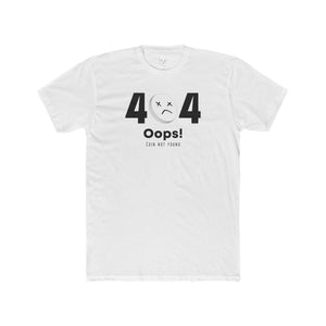 404 Page Men's Cotton Short Sleeve Crew Tee