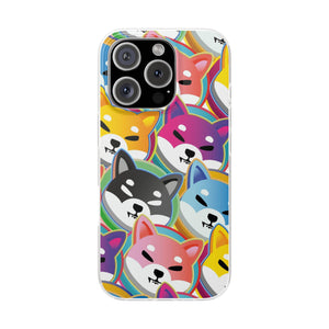 Shiba Inu Pop Art Phone Cases