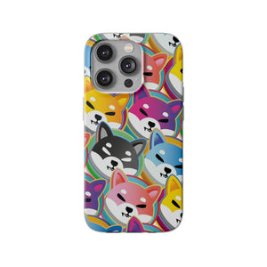 Shiba Inu Pop Art Phone Cases