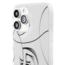 Load image into Gallery viewer, Dogecoin Line Art BW Flexi Cases
