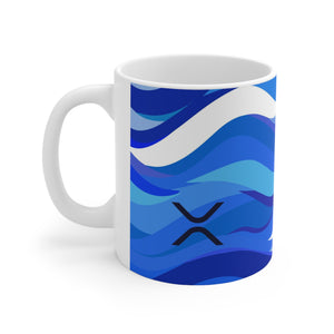 XRP Tidal Wave Ceramic Mug 11oz