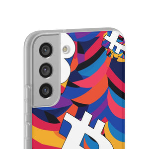 Bitcoin Abstrak Flexi Phone Cases