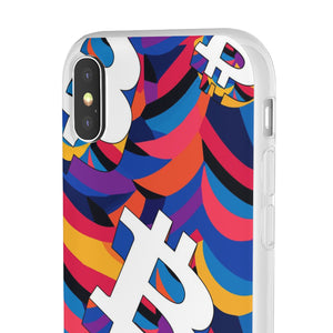 Bitcoin Abstrak Flexi Phone Cases