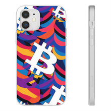 Load image into Gallery viewer, Bitcoin Abstrak Flexi Phone Cases
