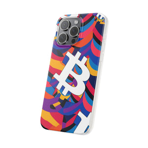 Bitcoin Abstrak Flexi Phone Cases