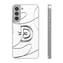 Load image into Gallery viewer, Dogecoin Line Art BW Flexi Cases
