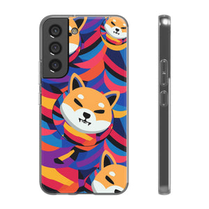 Shiba Inu Abstrak Flexi Cases