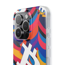 Load image into Gallery viewer, Bitcoin Abstrak Flexi Phone Cases
