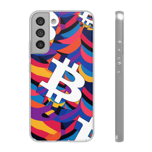 Bitcoin Abstrak Flexi Phone Cases