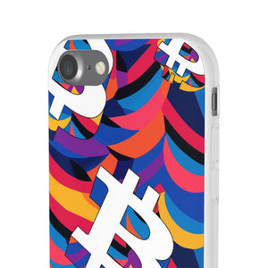 Bitcoin Abstrak Flexi Phone Cases