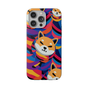 Shiba Inu Abstrak Flexi Cases