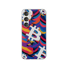 Load image into Gallery viewer, Bitcoin Abstrak Flexi Phone Cases
