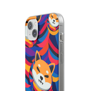 Shiba Inu Abstrak Flexi Cases