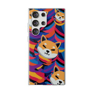 Shiba Inu Abstrak Flexi Cases