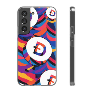 Dogecoin Abstrak Flexi Cases