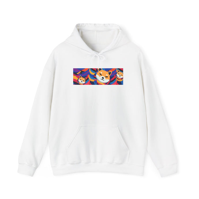 Shiba Inu Abstrak Unisex Pullover Hoodie