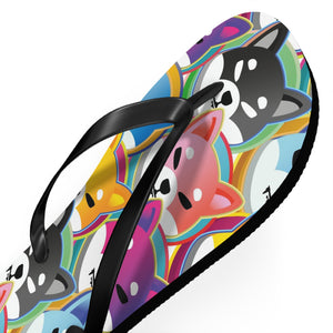 Shiba Inu Pop Art Flip Flops