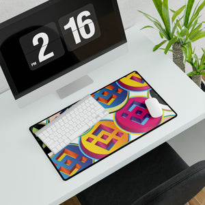 Binance Coin Pop Art Desk Mats