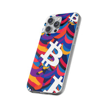 Load image into Gallery viewer, Bitcoin Abstrak Flexi Phone Cases
