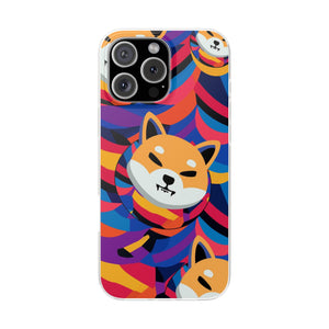 Shiba Inu Abstrak Flexi Cases