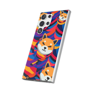 Shiba Inu Abstrak Flexi Cases