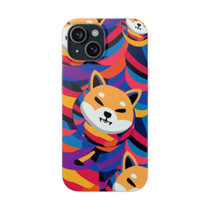 Shiba Inu Abstrak Flexi Cases