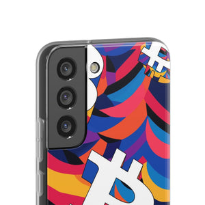 Bitcoin Abstrak Flexi Phone Cases