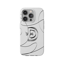 Load image into Gallery viewer, Dogecoin Line Art BW Flexi Cases
