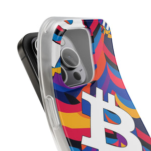 Bitcoin Abstrak Flexi Phone Cases