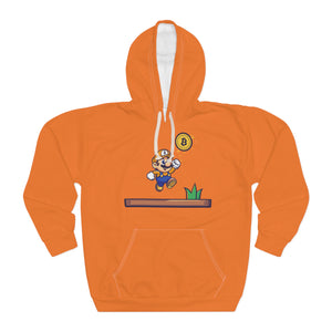 Bitcoin Brother Unisex Pullover Hoodie (orange)