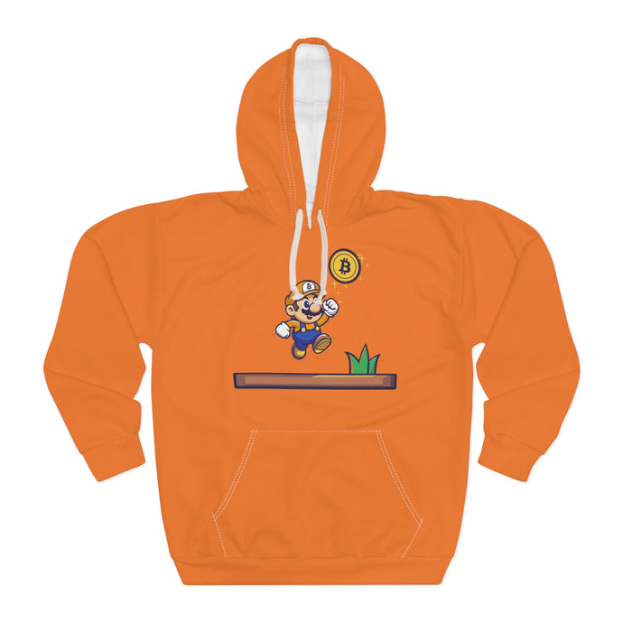 Bitcoin Brother Unisex Pullover Hoodie (orange)