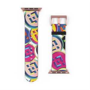 Binance Coin Pop Art Apple Watch Band