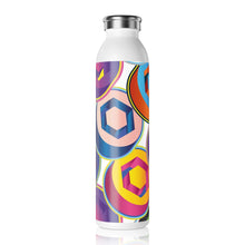 Load image into Gallery viewer, Chainlink Pop Art Slim Water Bottle
