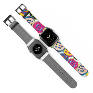 Binance Coin Pop Art Apple Watch Band