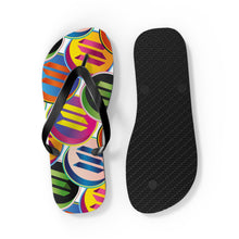 Load image into Gallery viewer, Solana Pop Art Flip Flops
