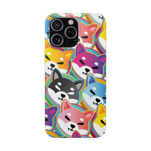 Shiba Inu Pop Art Phone Cases