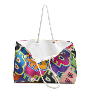 Bitcoin Pop Art Weekender Bag