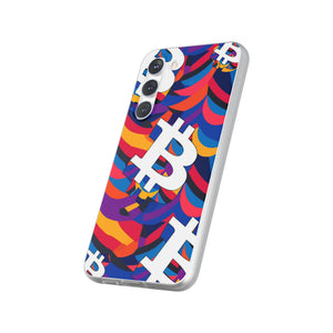 Bitcoin Abstrak Flexi Phone Cases