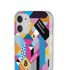 Bitcoin Isometrik Art Phone Cases