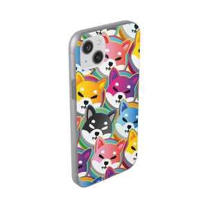 Shiba Inu Pop Art Phone Cases