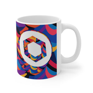 Chainlink Abstrak Ceramic Mug 11oz