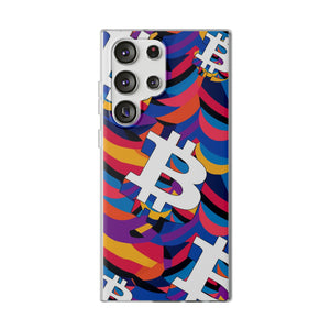 Bitcoin Abstrak Flexi Phone Cases