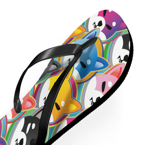 Shiba Inu Pop Art Flip Flops