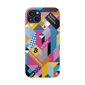 Bitcoin Isometrik Art Phone Cases