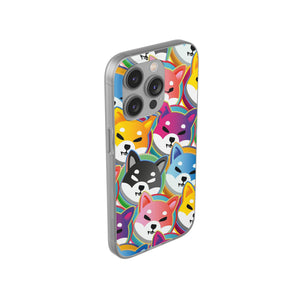 Shiba Inu Pop Art Phone Cases